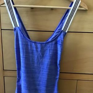 NWT Purple Adidas cross back tank top XS